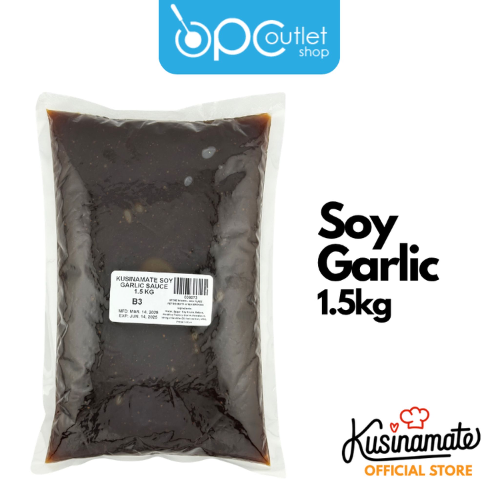 Kusinamate Soy Garlic Sauce 1.5 L